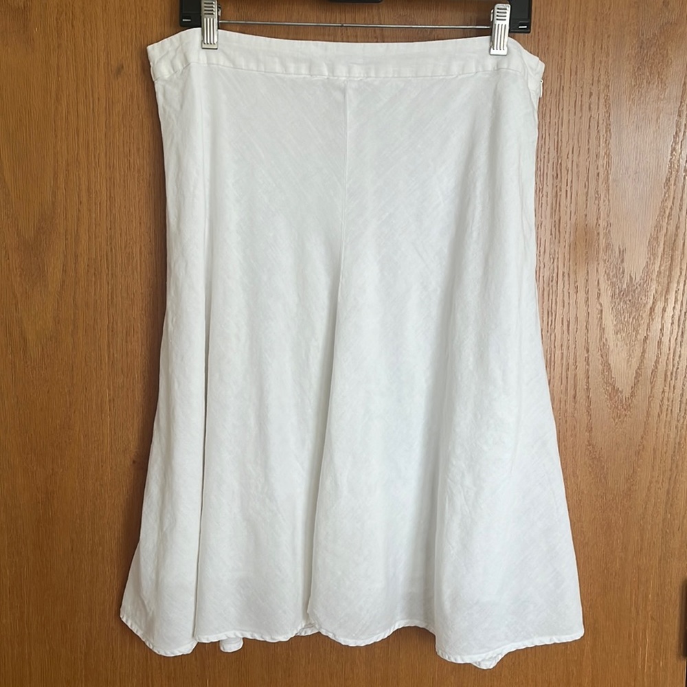 Banana Republic white linen skirt - 14